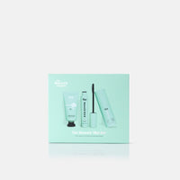 Smooth company product set in cardboard box. 